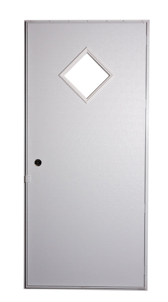 32X80 RH DIAMOND WINDOW WHITE/WHITE CORE WHITE FRAME