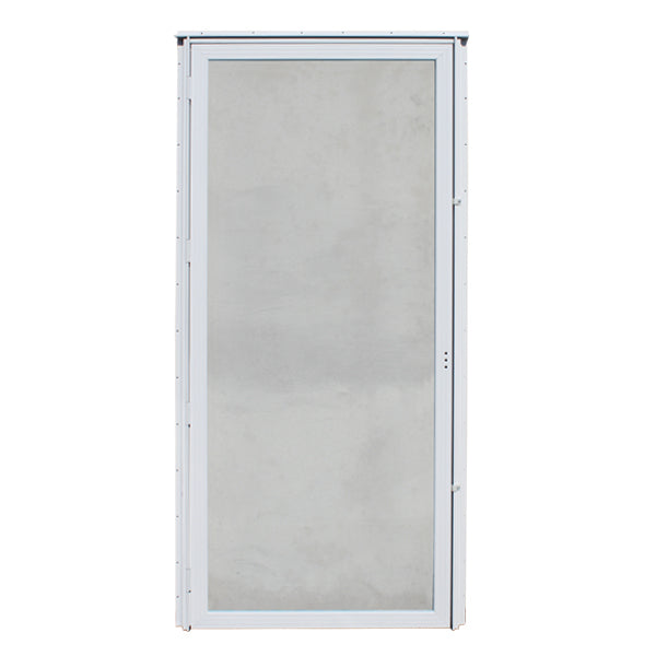 34" X 76" LH ALL GLASS STORM - WHITE