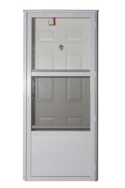32X76 RH 6-PANEL WHITE/WHITE CORE 6IN JAMB WHITE STANDARD STORM