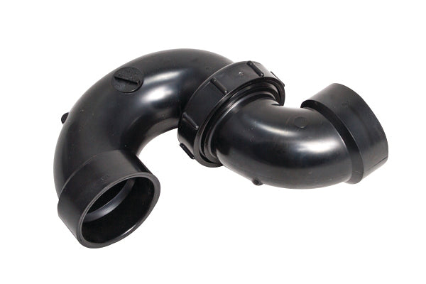 1/2" ABS P-TRAP HUB X HUB WITHOUT CLEANOUT