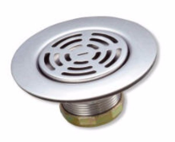 4.5" LARGE FLAT STRAINER - STAINLESS STEEL
