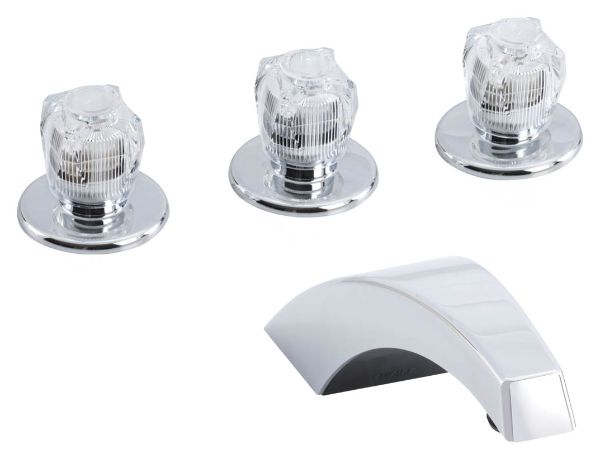 8IN FAUCET 3 HANDLE DIVERTER-CHROME