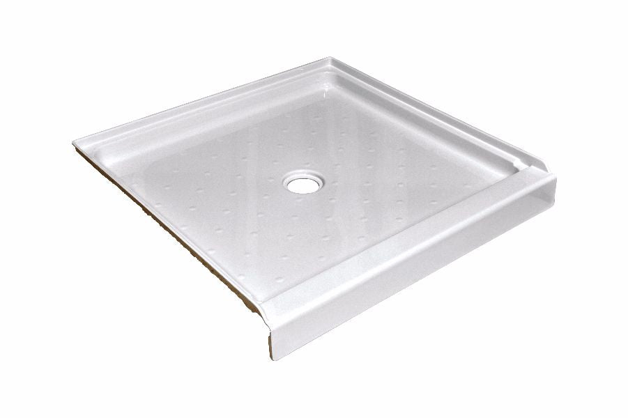 32x32 PLASTIC SHOWER PAN - ALMOND *(SHOWN IN WHITE)
