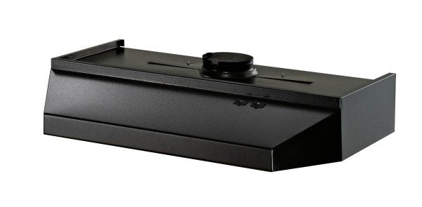 30" VERTICAL EXHAUST RANGE HOOD - BLACK